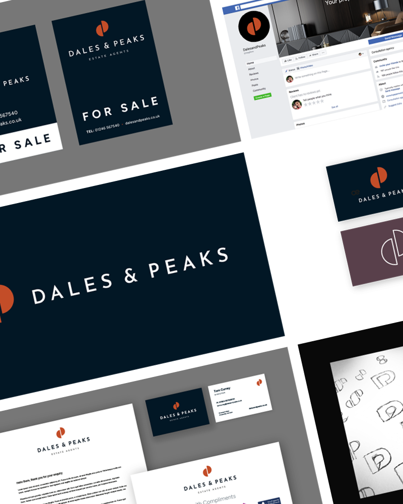 Dales & Peaks brand collage